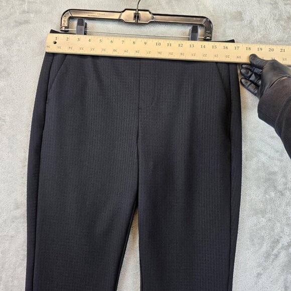 Liverpool Pants Womens 12 Black Stretch Slim Pull On Dress Trousers Ankle Career - Picture 2 of 14